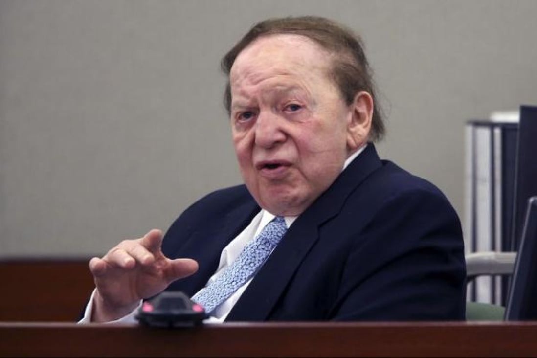 Las Vegas Sands' chairman Sheldon Adelson. Photo: Reuters