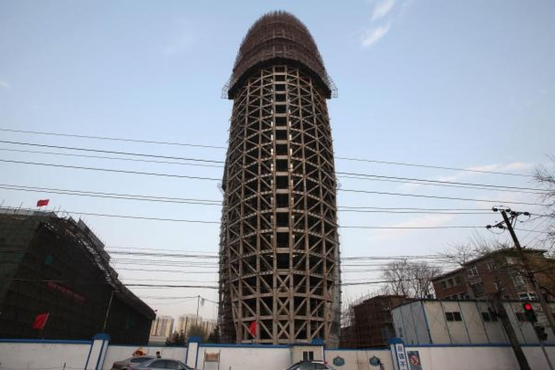 The Communist Party's main propaganda building is expected to open next year. Photo: Imagechina/Zhang Wei
