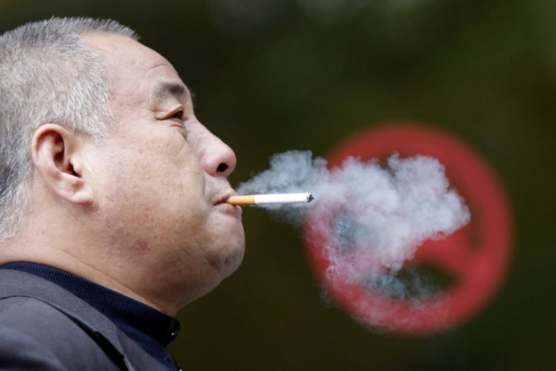 Half of the adult male population on the mainland smoke, according to official statistics. Photo: Reuters