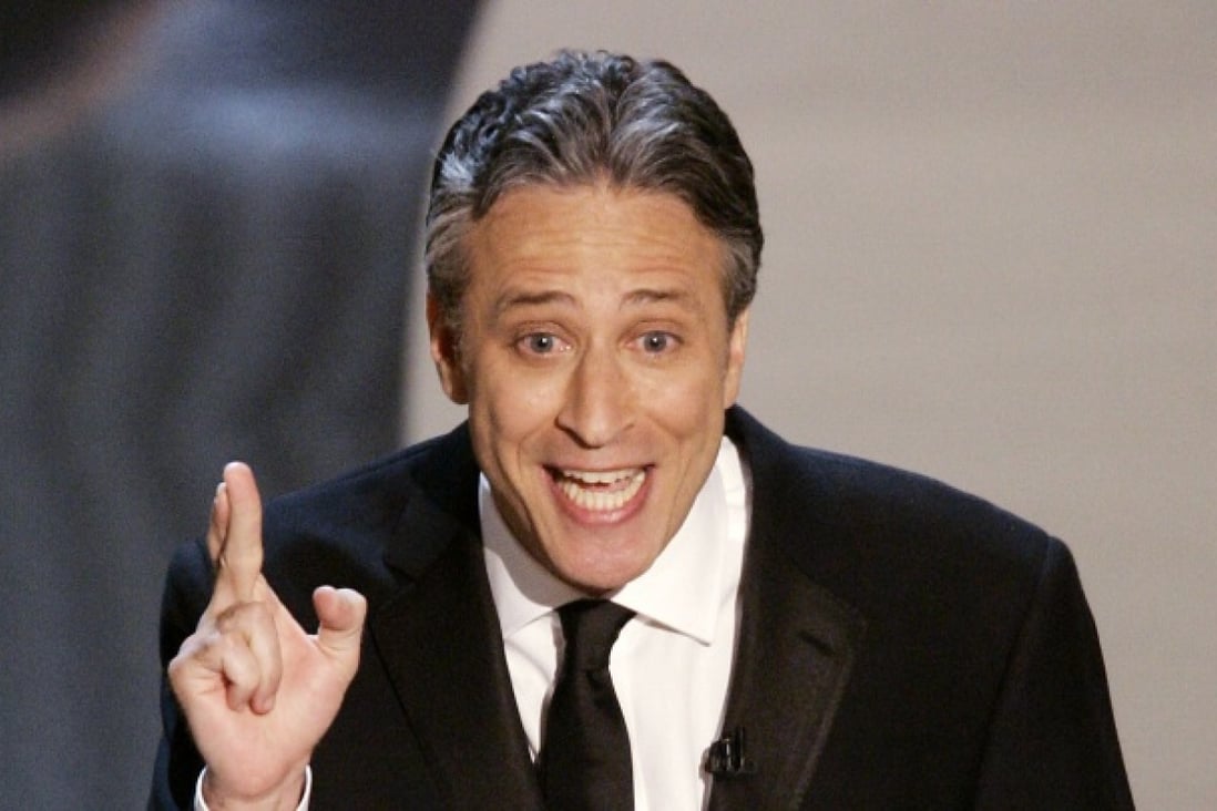 Comedian Jon Stewart, host of satiric television programme The Daily Show. Photo: AFP