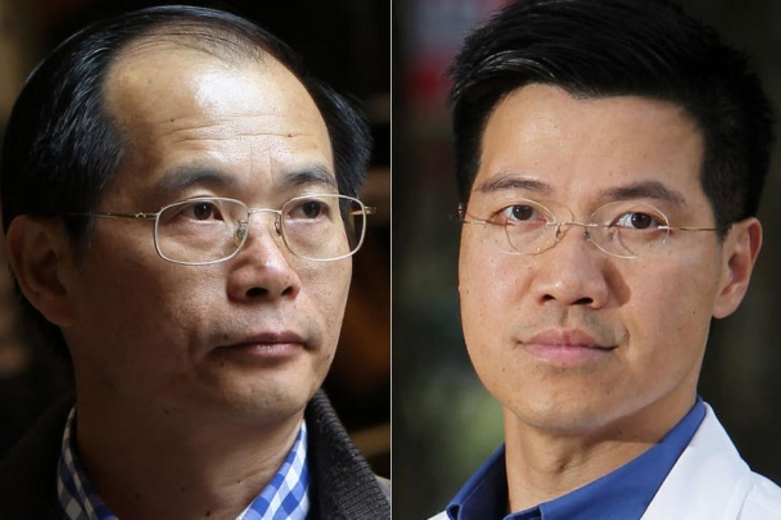Horace Chin (left) has fallen out with Gary Fan over June 4.