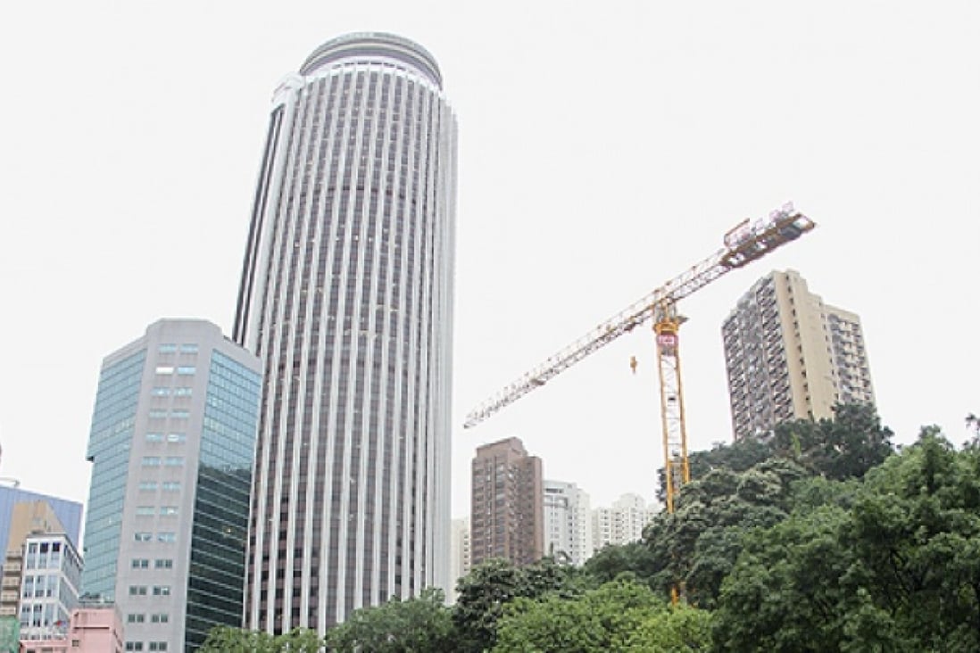 Hopewell Tower, where the new mega tower will be built. Photo: Felix Wong