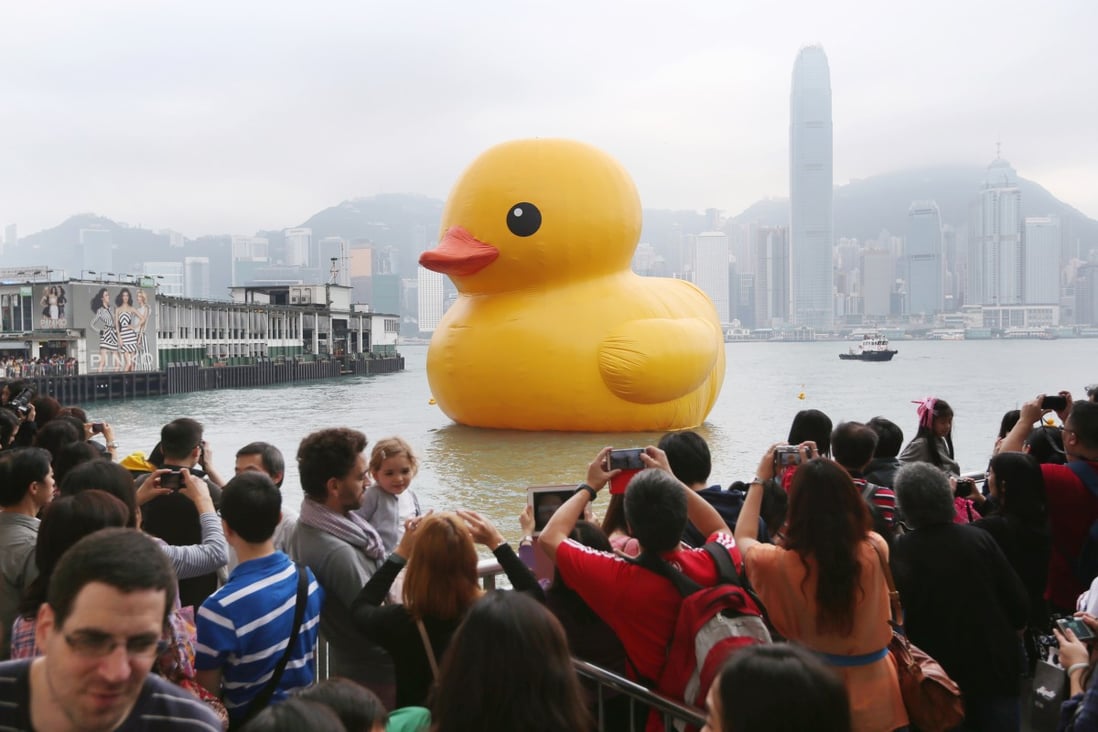 'Teamwork' by Harbour City, the Hong Kong Tourism Board and the government helped make the Rubber Duck exhibition a roaring success. Photo: Sam Tsang