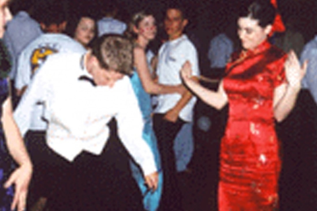 Edward Snowden in 2002 dancing. Photo: Reuters