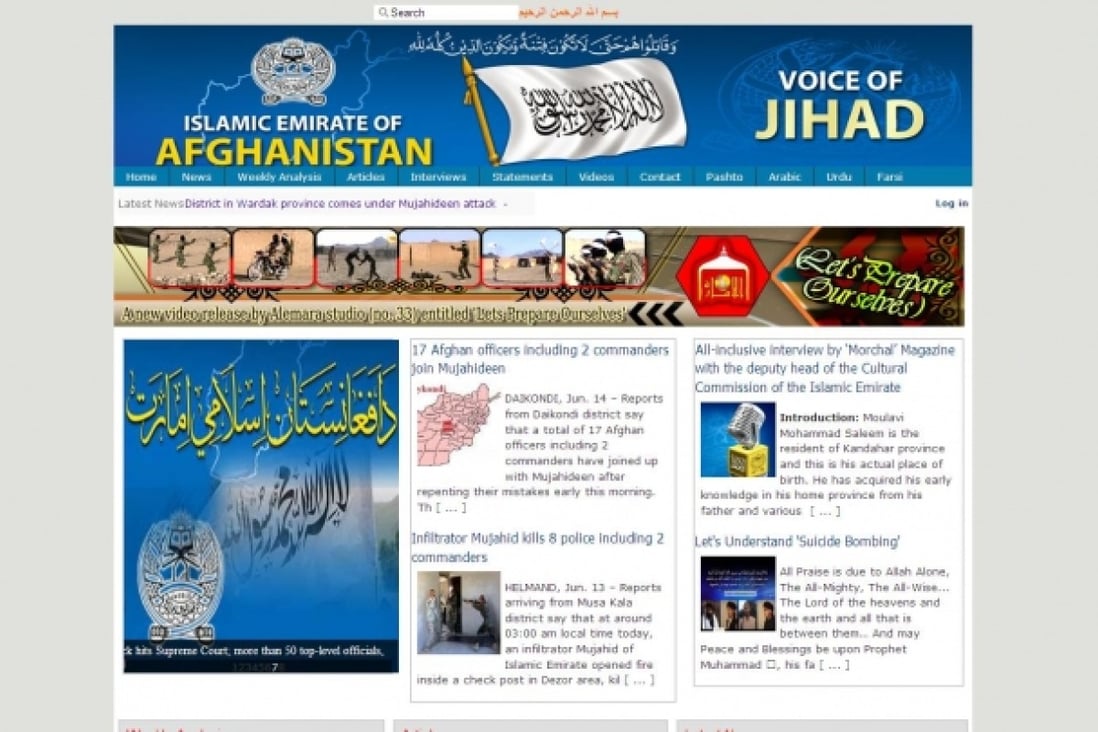 The Taliban maintains a website and an active presence on Twitter.