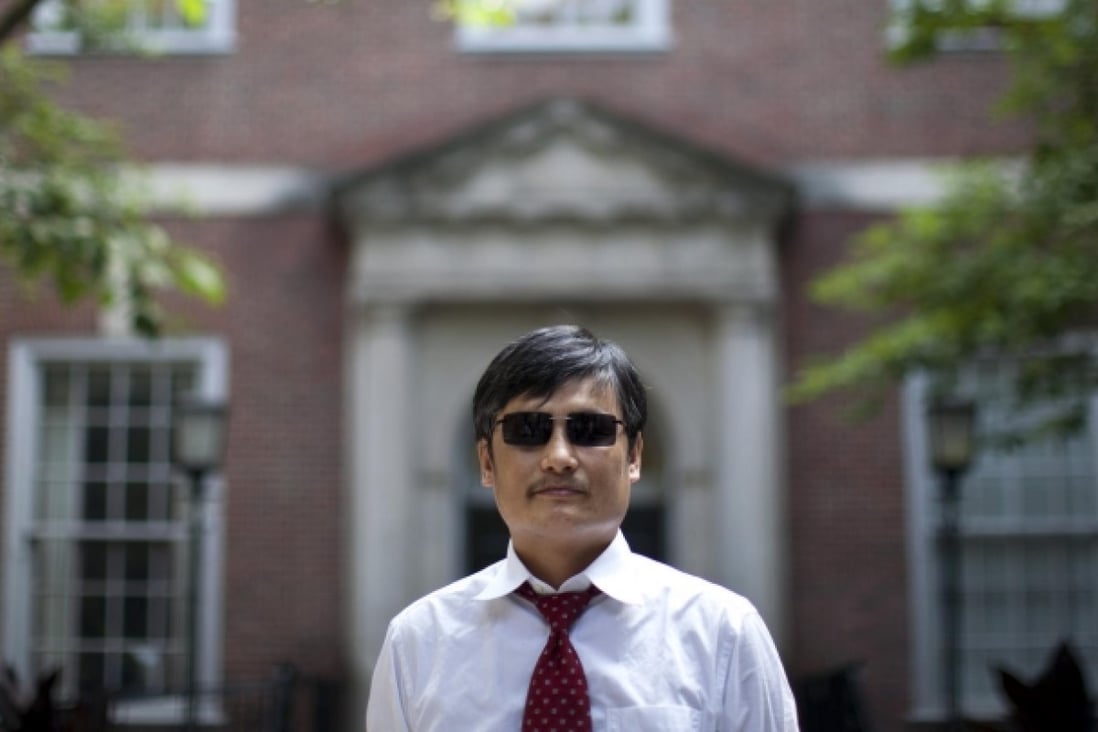 Chen Guangcheng at New York University last June. Photo: NYT