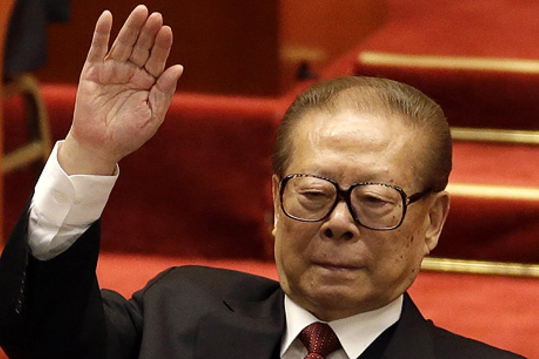 Former Chinese President Jiang Zemin votes at the 18th Communist Party Congress in Beijing last November.  Photo: AP