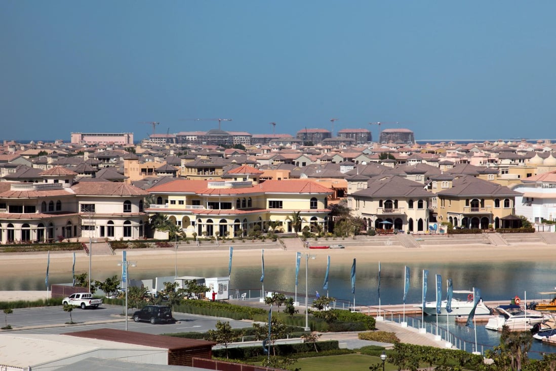 Private residences on the Palm Jumeirah artificial island, a Nakheel PJSC development, off the coast of Dubai. Photo: Bloomberg