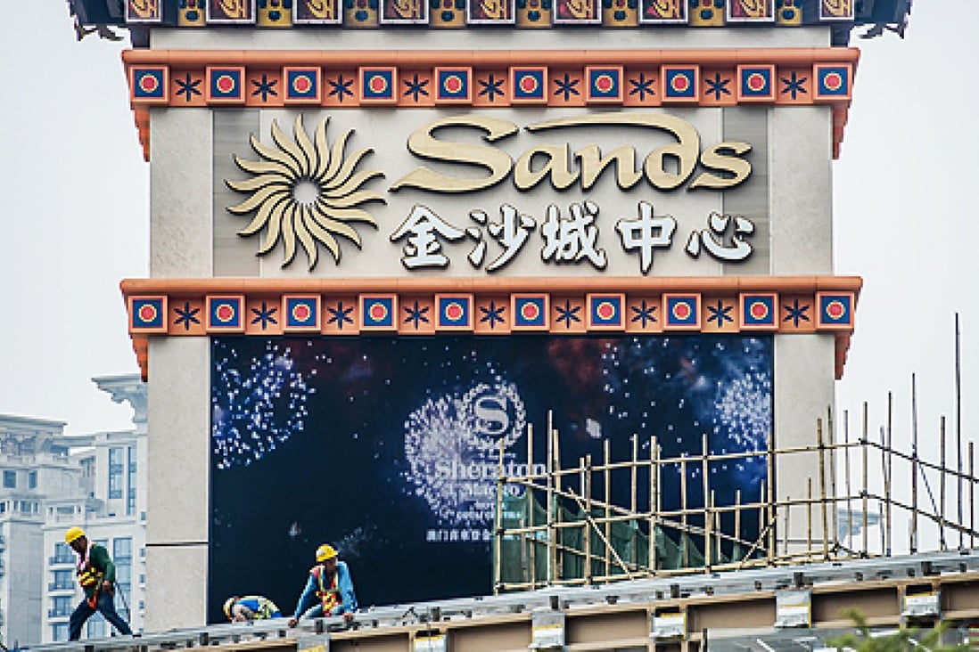 Revenue rose 40 per cent at Sands China, the company’s Macau division, while profit more than tripled. Photo: AFP