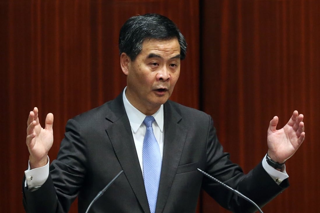 Chief Executive Leung Chun-ying. Photo: Sam Tsang