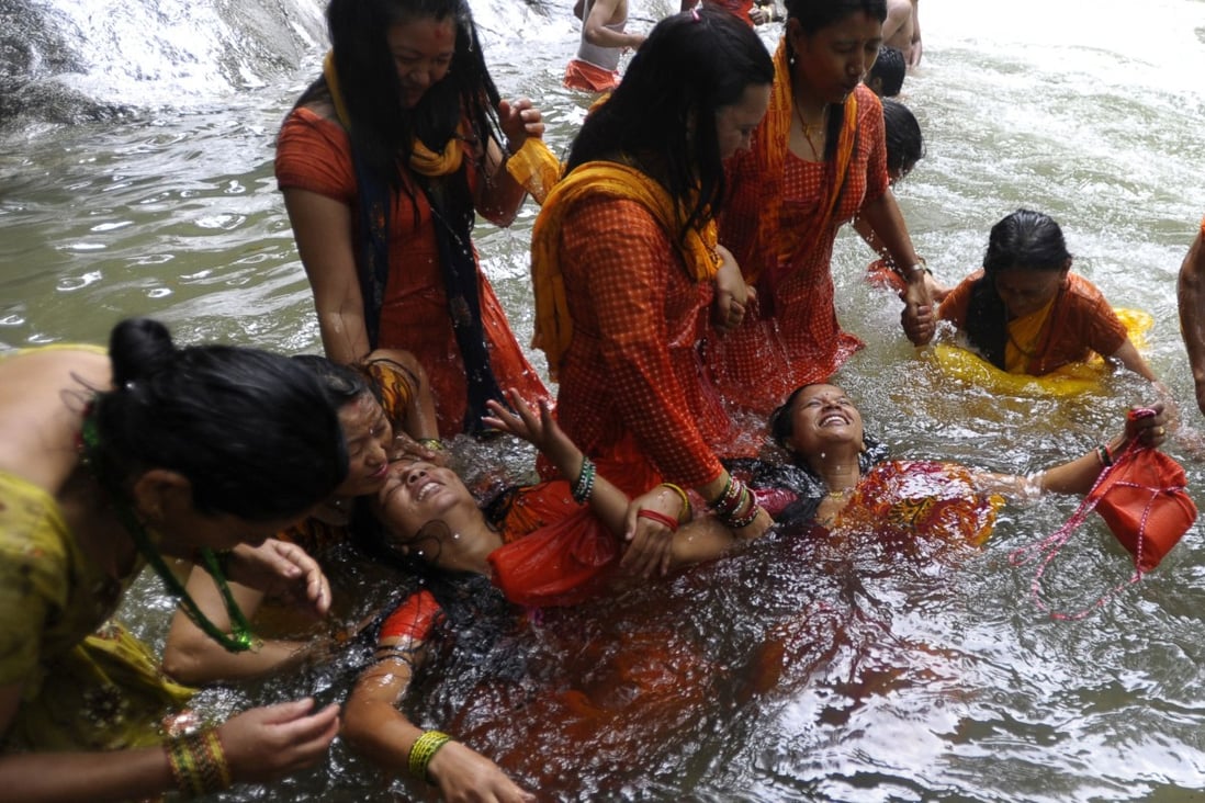 Nepalese Hindu devotees. Photo: AFP