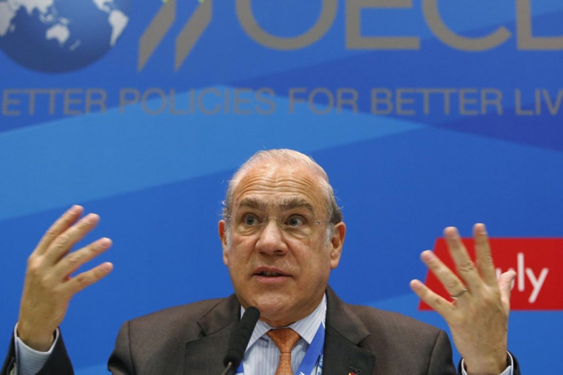 Angel Gurria, secretary-general of the Organisation for Economic Co-operation and Development (OECD). Asia is projected to contribute the biggest regional increment to global economic activity and form the biggest single share of the world economy by 2030. Photo: Reuters
