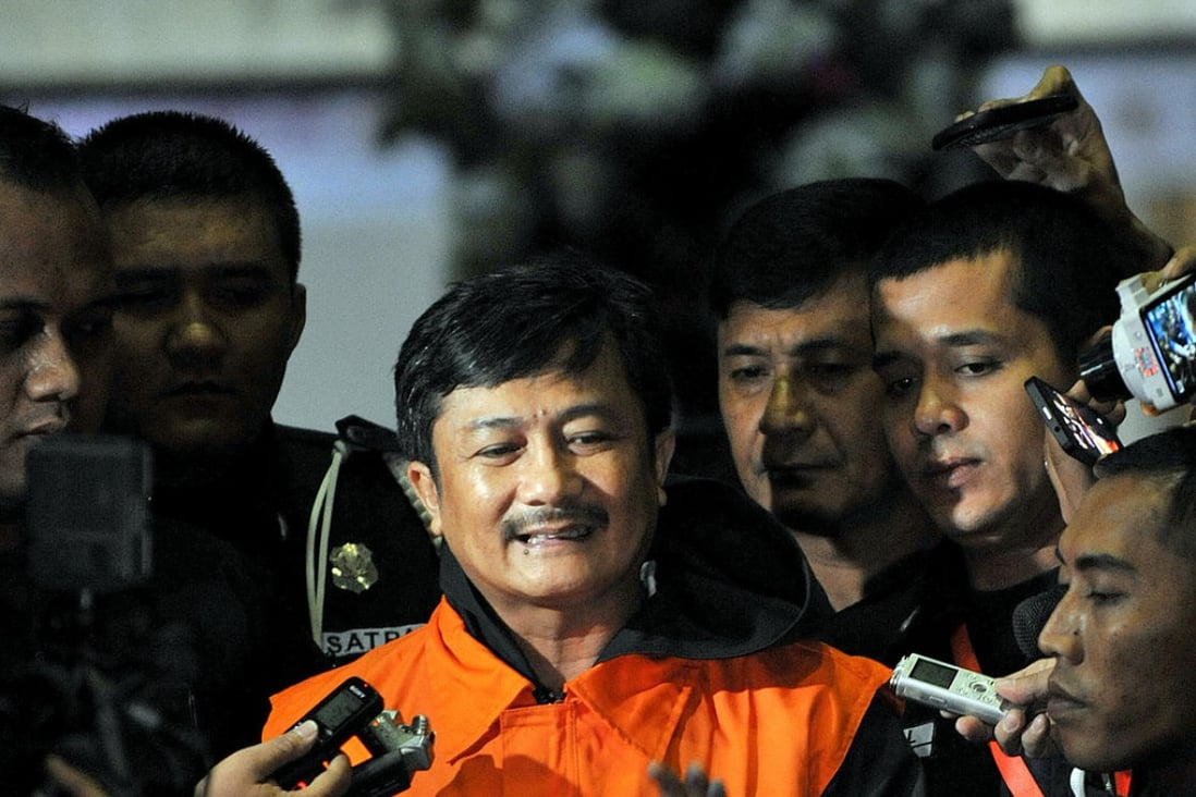 Rudi Rubiandini after his arrest over graft claims. Photo: Xinhua