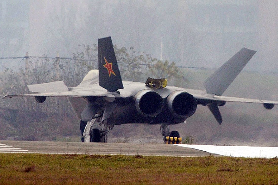 The test flight of China's J-20 stealthfighter caught US   defence analysts by surprise. Photo: SCMP Pictures