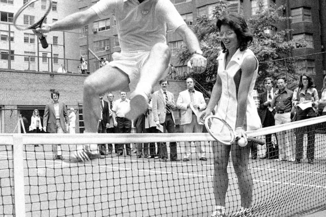 Billie Jean King and Bobby Riggs