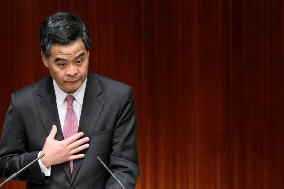 Chief Executive Leung Chun-ying. Photo: K.Y. Cheng