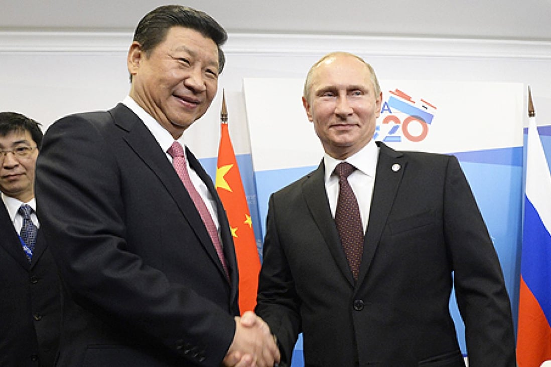 President Xi Jinping meets Russia’s President Vladimir Putin before the G20 summit on Thursday in Saint Petersburg. Photo: AFP