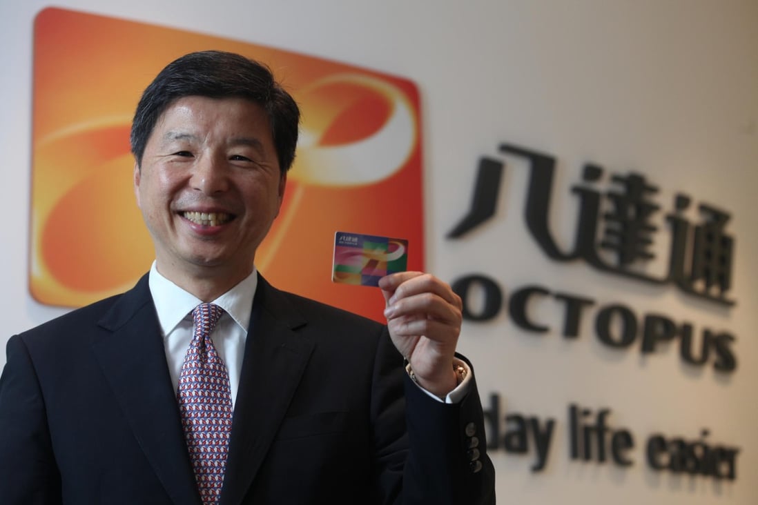 Sunny Cheung, the chief executive of Octopus, says it will be convenient and cool to be able to use the mobile phone to settle daily transactions. Photo: Paul Yeung