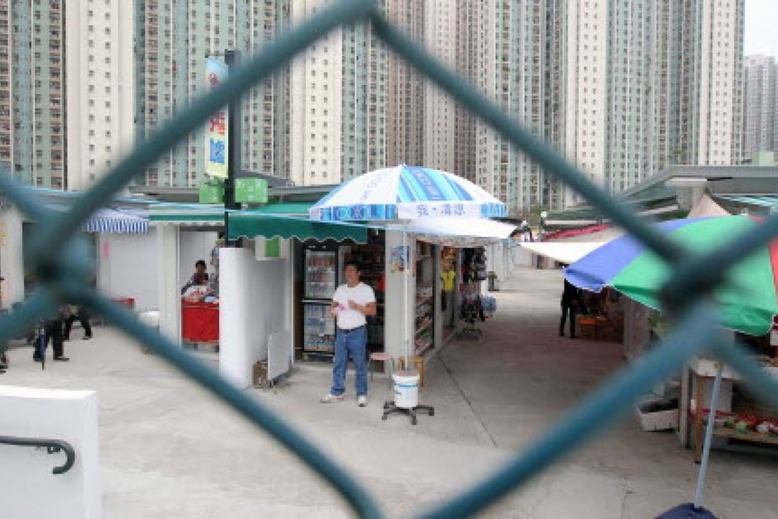 Tin Sau Market in Tin Shui Wai. Hawkers have been complaining about insufficient support from the government. Photo: Dickson Lee
