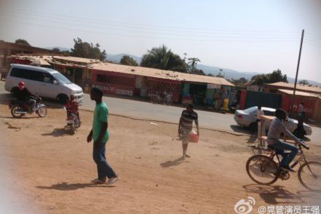 Photo shared on weibo by a Chinese migrant in Lubumbashi. Screenshot via Sina Weibo.