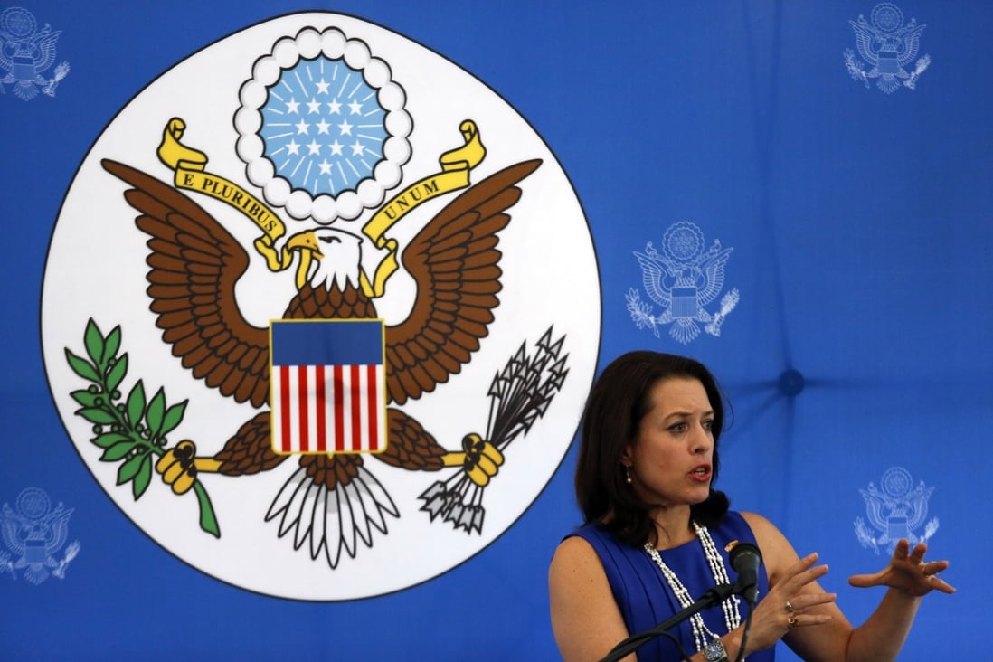 US Charge d'Affaires Kelly Keiderling, who has been expelled. Photo: Reuters