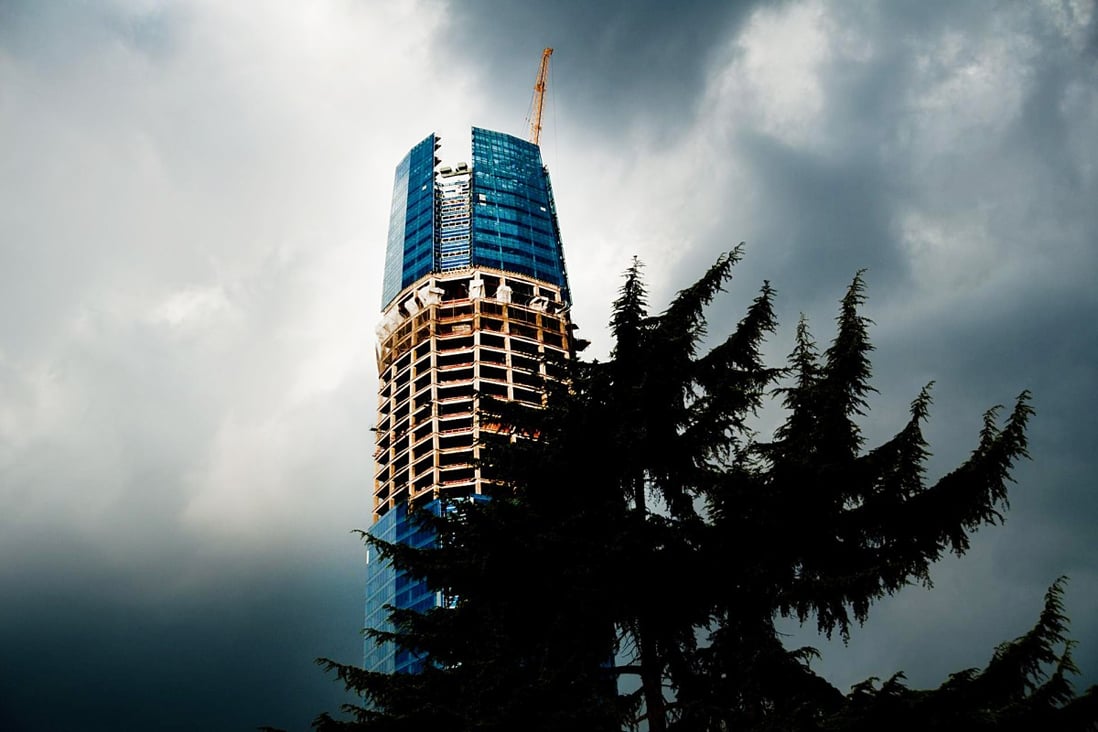 Santiago's Costanera Centre under construction. Photo: AFP