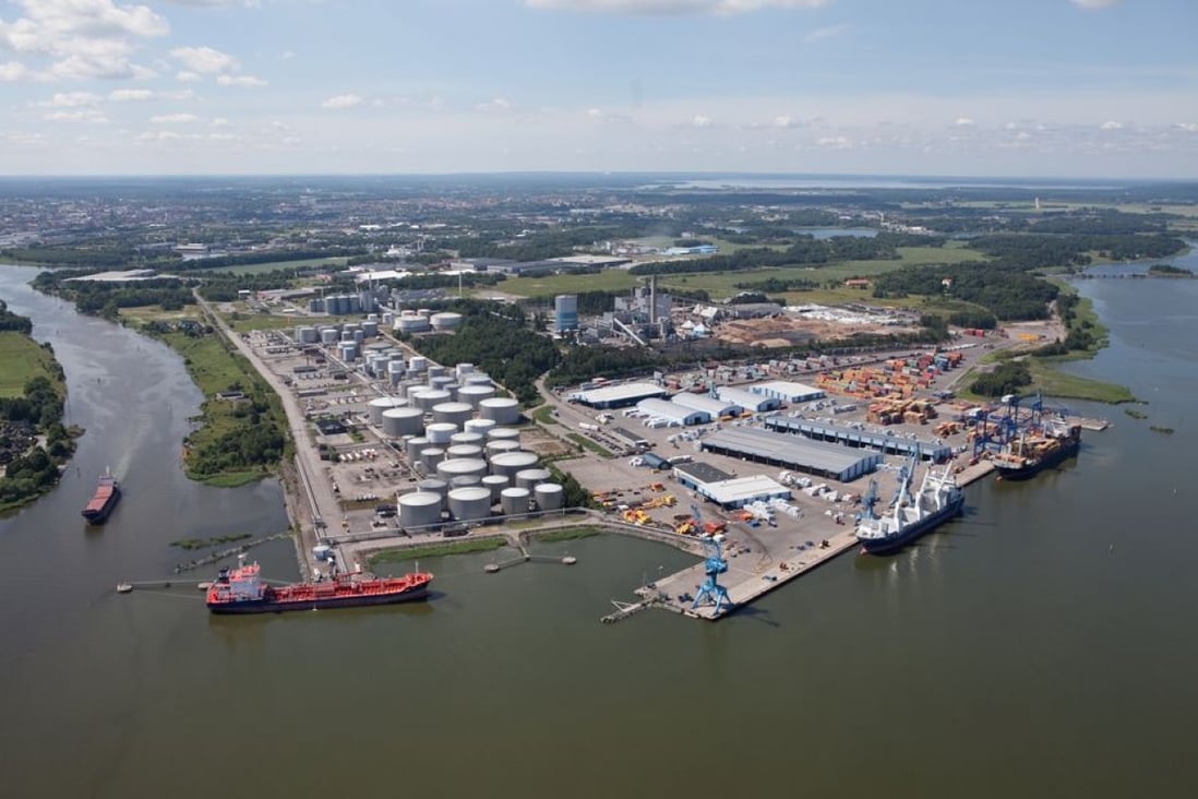 Pampus Container and Breakbulk Terminal at Norrkoping port