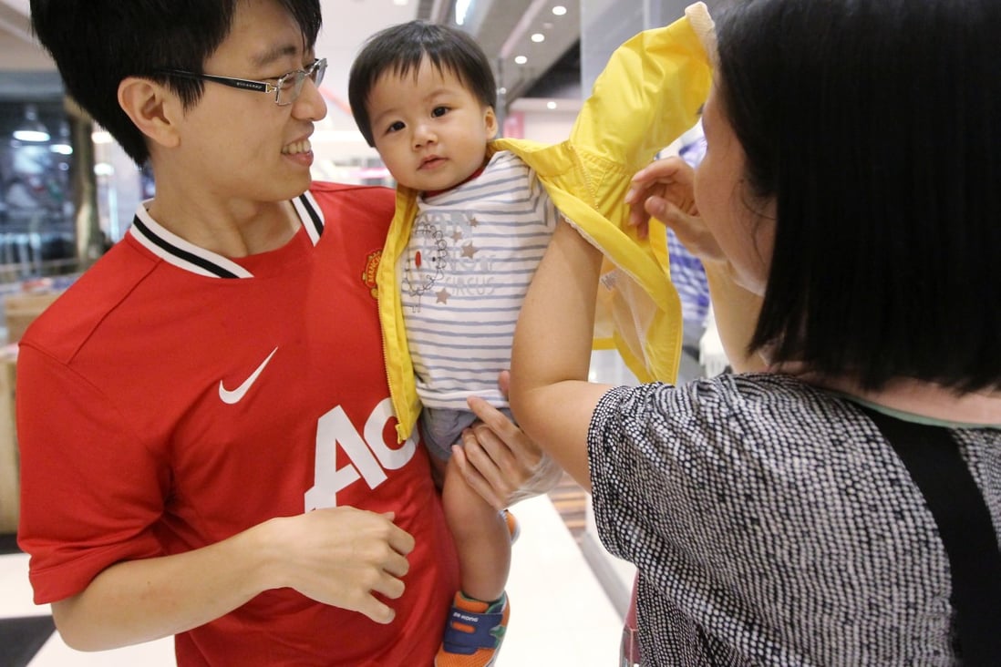 Cash handouts to couples who have children could be on the agenda. Photo: Edward Wong