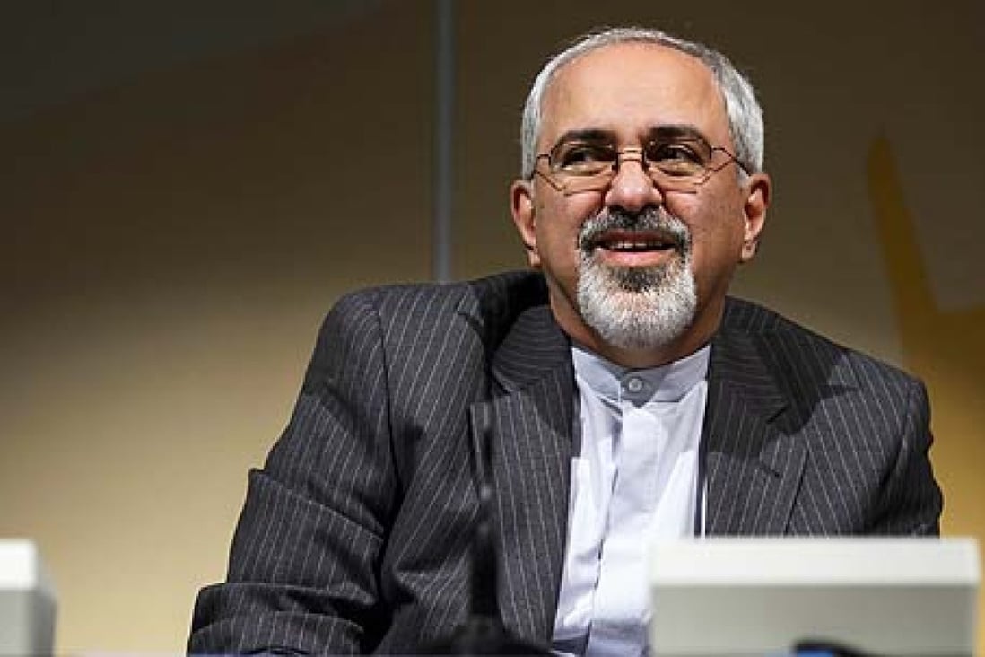 Iran's Foreign Minister Mohammad Javad Zarif at a press conference closing two days of closed-door nuclear talks in Geneva. Photo: AFP