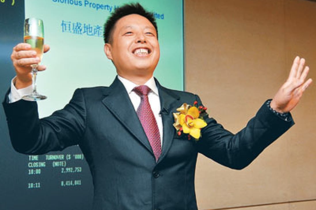  Zhang Zhirong in less troubled times. Photo: SCMP 