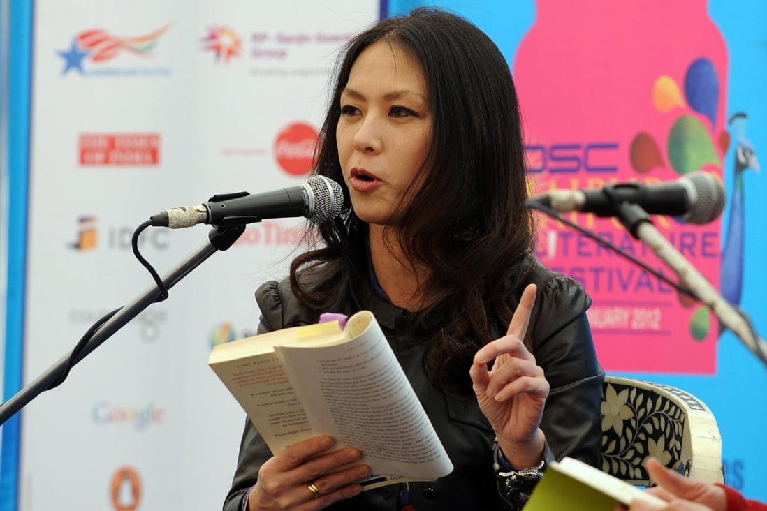 Amy Chua reads from her book 'Tiger Mothers' . Photo: AFP