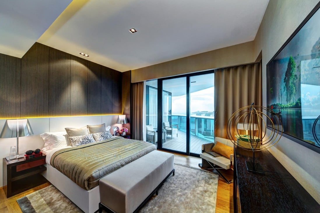 An apartment at the luxury Marina Bay Suites, where 22 units are being offered at prices 10 per cent below the secondary market. Photo: SCMP