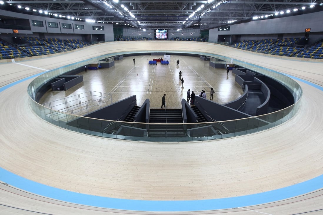 The new velodrome in Tseung Kwan O will host an international competition in January that will tested. Photo: Jonathan Wong