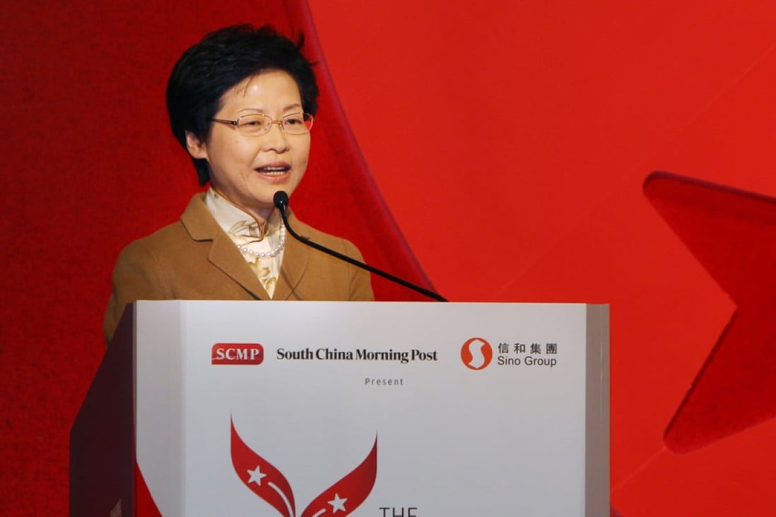 Chief Secretary Carrie Lam Cheng Yuet-ngor