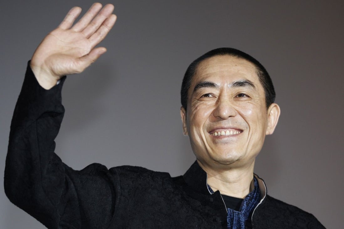 Chinese director Zhang Yimou waves in an archive photo from 2010. Photo: Reuters