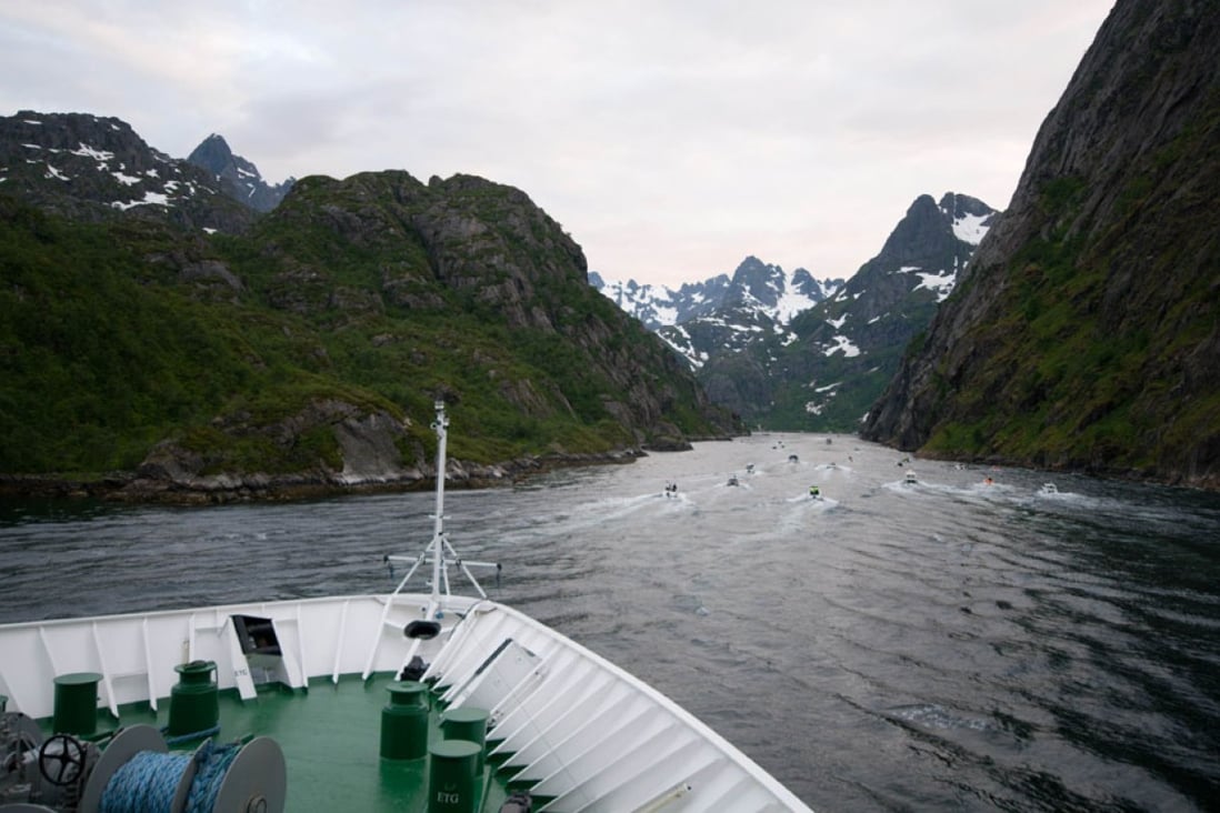 "Slow TV" is attracting record audiences in Norway, with hours, even days, devoted to knitting, fishing and panoramic landscapes. Photo: AFP