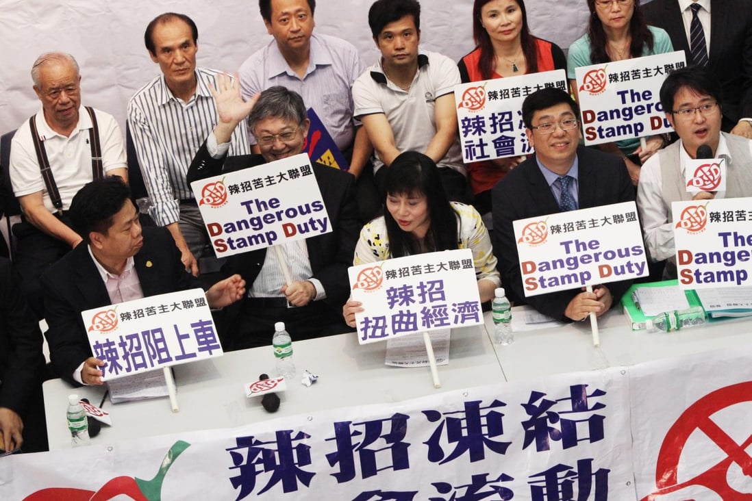Industry groups protest against the measures. Photo: SCMP