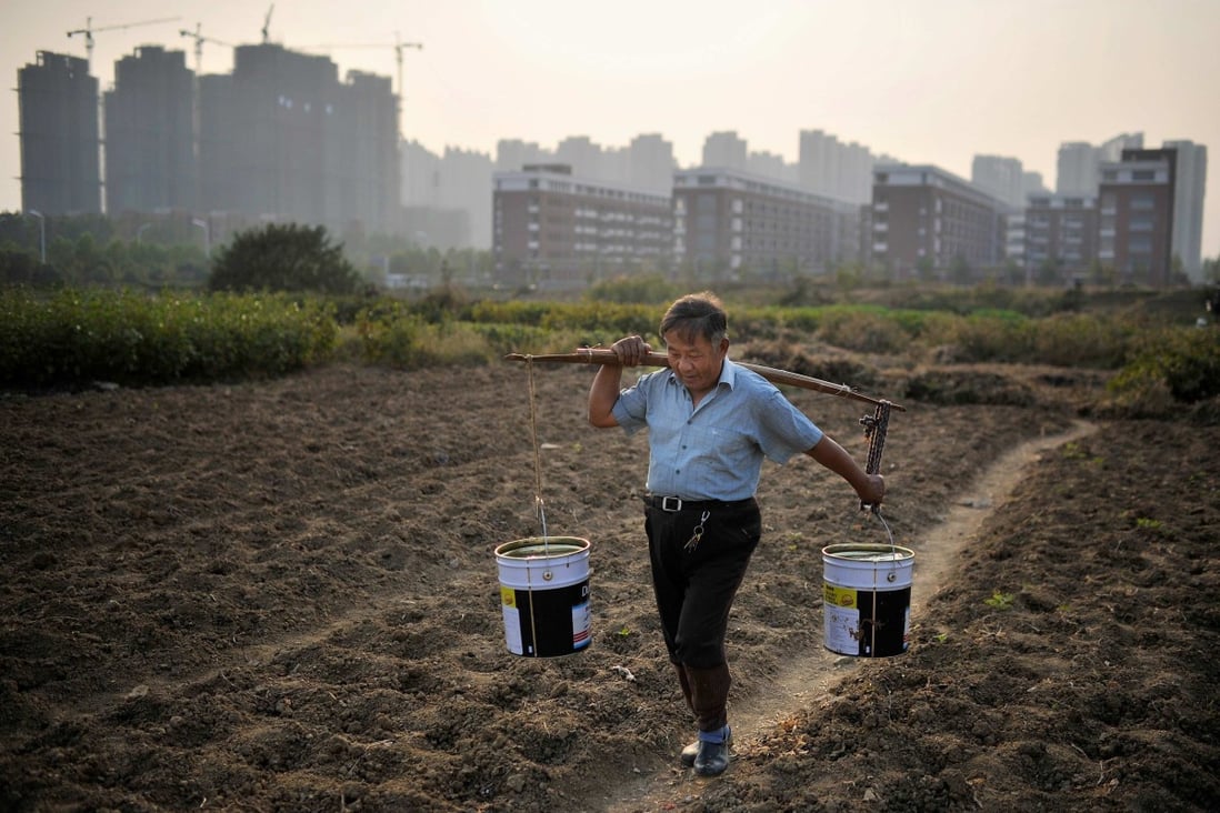 The government has said about 3.33 million hectares of China’s farmland is too polluted to grow crops. Photo: Reuters