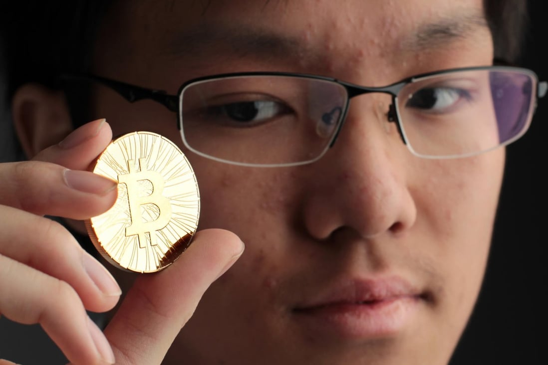 Virtual currency advocate Casper Cheng, 16, wants the Hong Kong government to back the status of bitcoin. Photo: Thomas Yau