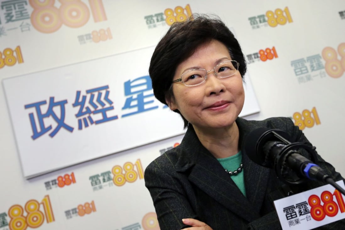 Chief Secretary Carrie Lam Cheng Yuet-ngor. Photo: David Wong