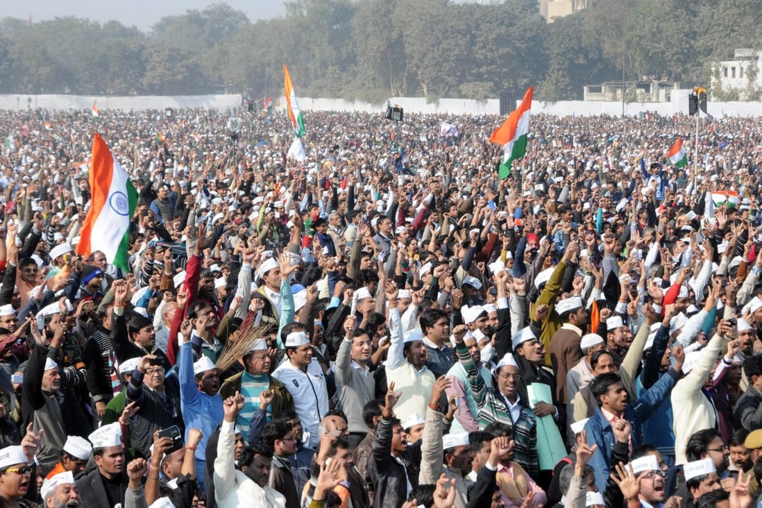 Tens of thousands join India anti-graft party | South China Morning Post