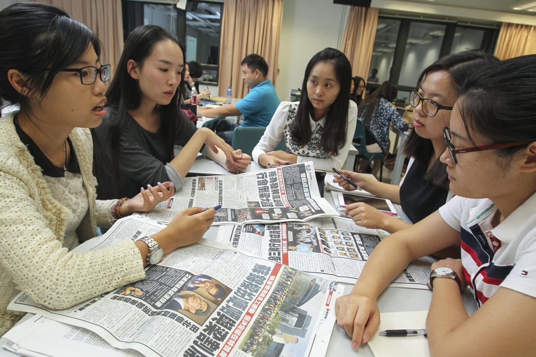 Female students make up about 70 per cent of the student body at Baptist and Lingnan universities and the Hong Kong Institute of Education.Photo: Dickson Lee