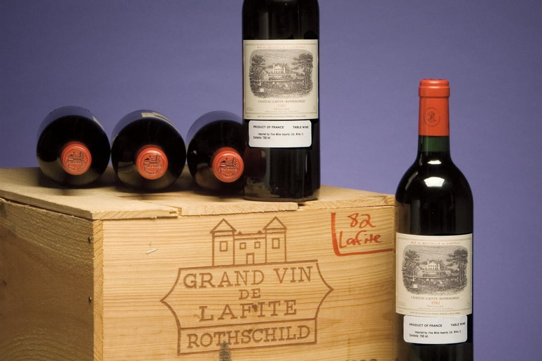 A case of sought-after Bordeaux sold by Zachys in Hong Kong.
