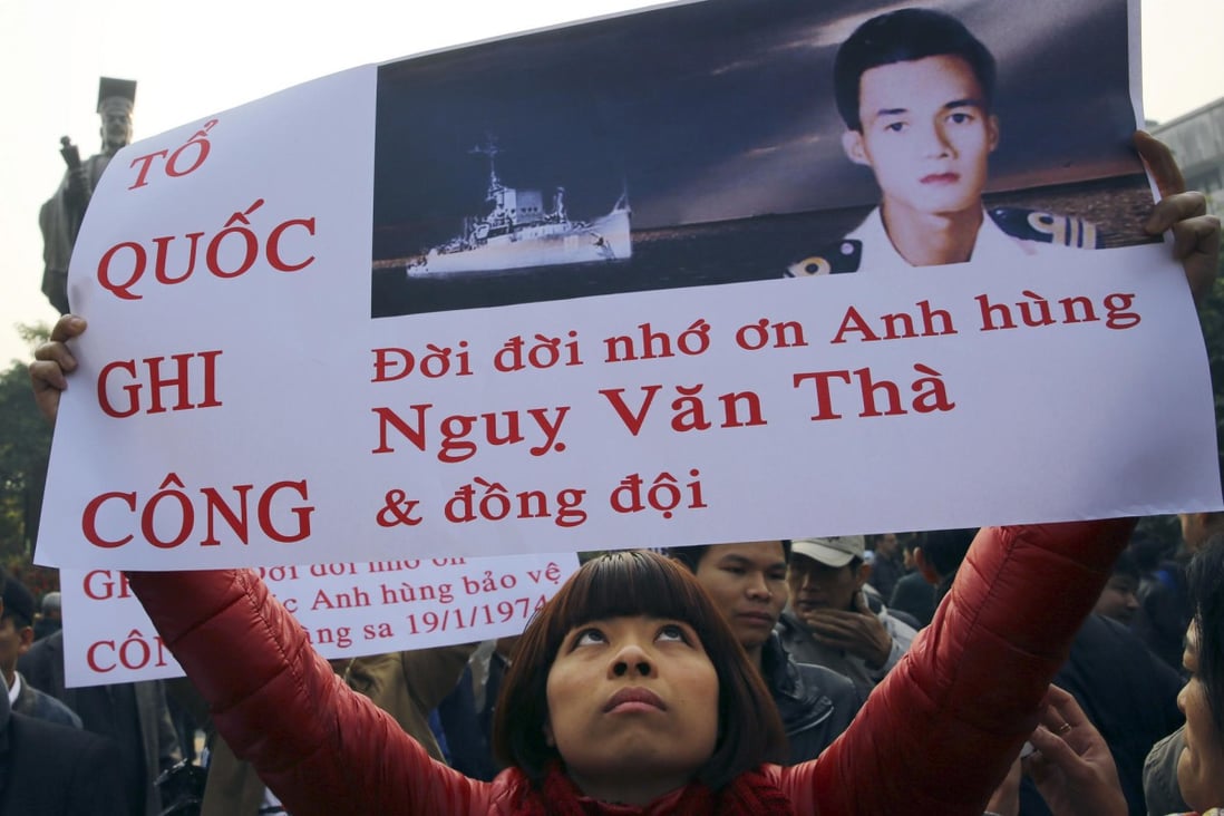 Protesters mark the invasion's anniversary yesterday. Photo: AP
