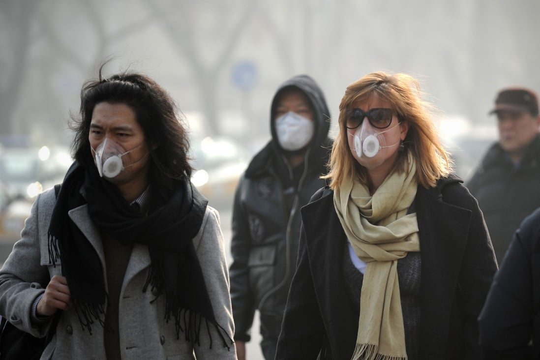 Beijing mayor Wang Anshun said last week that the capital would spend 760 billion yuan (HK$970 billion) in the fight against smog after the city pledged in September to cut levels of PM2.5, particulate matters smaller than 2.5 microns, by 25 per cent by 2017. Photo: AFP