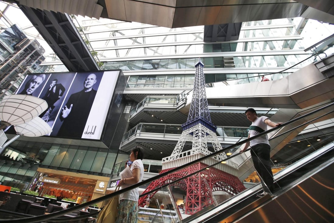 Last year, 68 new shopping centres opened in the tier-one cities of Beijing, Shanghai, Guangzhou, and Shenzhen, as well as tier-two cities such as Tianjin, Shenyang and Wuhan. Photo: EPA