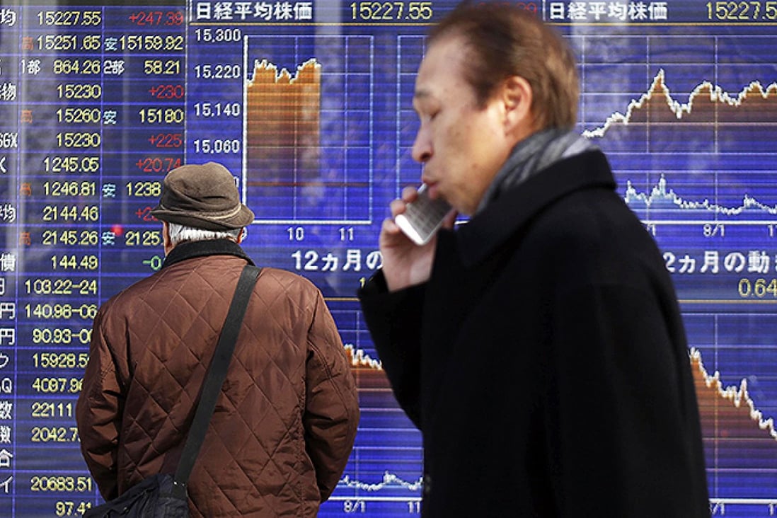 Japan's Nikkei average jumped almost 2pc on Wednesday as Turkey's huge hike in interest rates bolstered risk appetite. Photo: Reuters