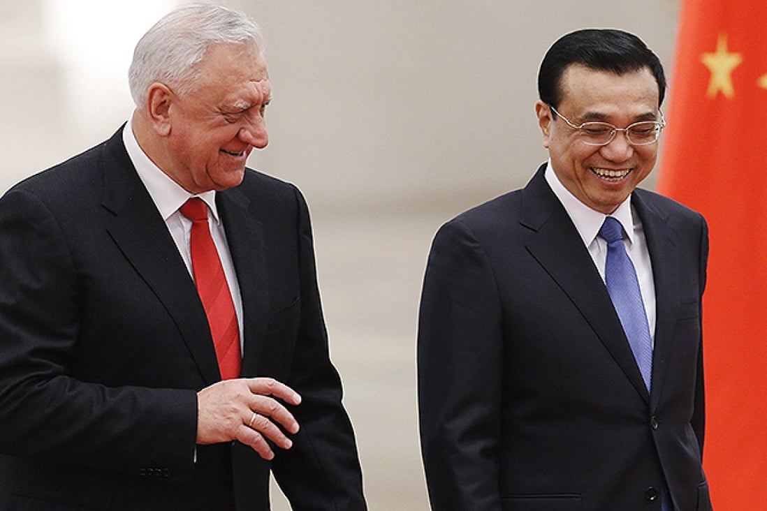 Chinese Premier Li Keqiang attends a welcoming ceremony in Beijing. Photo: Reuters
