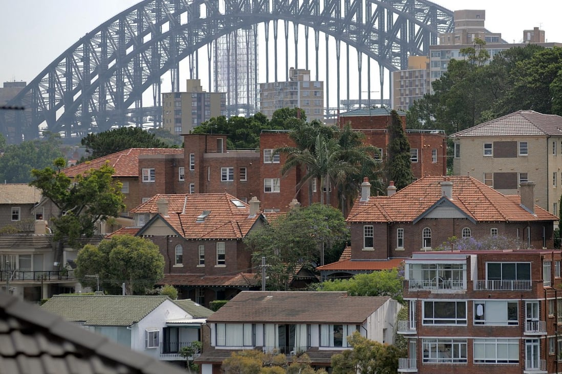Harbourside homes in the suburb of Kirribilli. Photo: Bloomberg