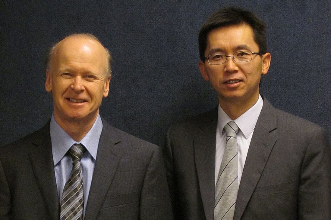 Tim Otton (left), president, and Frank Li, vice-president